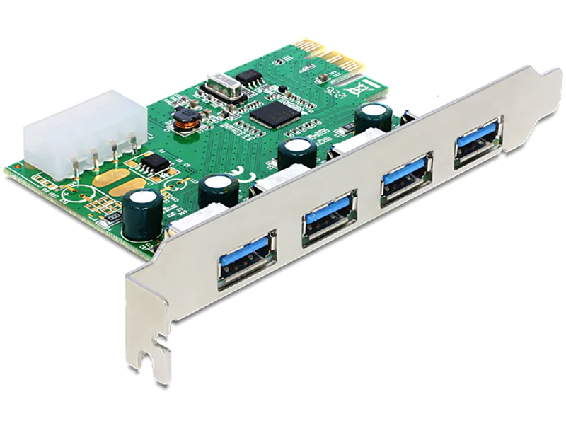 DeLock PCI Express Card > 4 x external USB 3.0 - USB-Adapter - PCIe 2.0 - USB 3.0 x 4 DeLock PCI Express Card > 4 x external USB 3.0 - USB-Adapter - PCIe 2.0 - USB 3.0 x 4