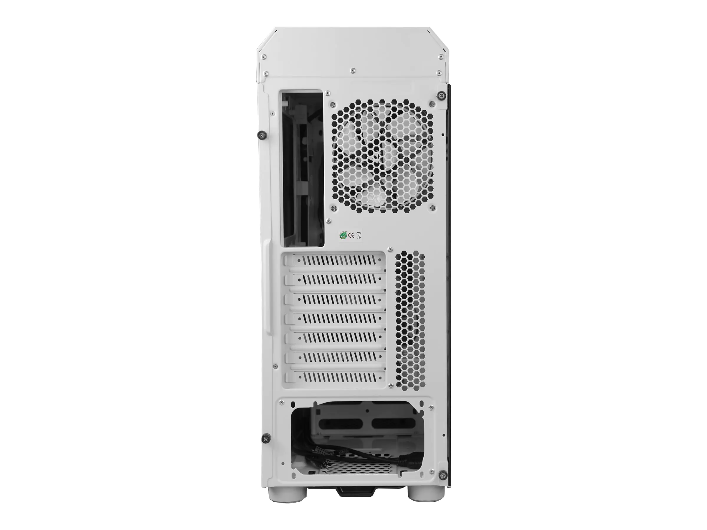 Chieftec SCORPION 3 - Tower - ATX - Seitenteil mit Fenster (gehärtetes Glas) - keine Spannungsversorgung (ATX) - weiß - USB/Audio