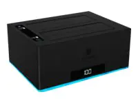 ICY BOX IB-127CL-U3 - Solid-State-/Festplattenarray - 2 Schächte (SATA-600)
