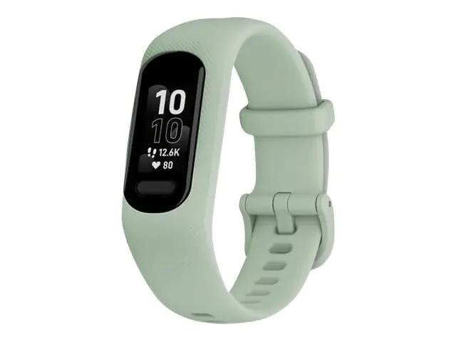 Garmin vívosmart 5 - Aktivitätsmesser mit Band - Silikon - Cool Mint - Bandgröße: S/M - einfarbig - Bluetooth, ANT+ - 24.5 g