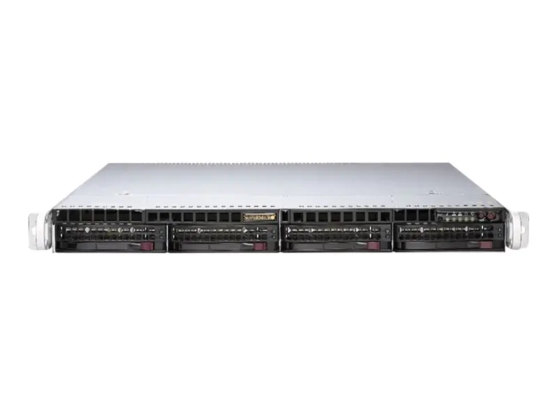 Supermicro A+ Server 1014S-WTRT - Server - Rack-Montage - 1U - 1-Weg - keine CPU - RAM 0 GB - SATA - Hot-Swap 8.9 cm (3.5") Schacht/Schächte - keine HDD - AST2500 - 10GbE - Monitor: keiner - Schwarz