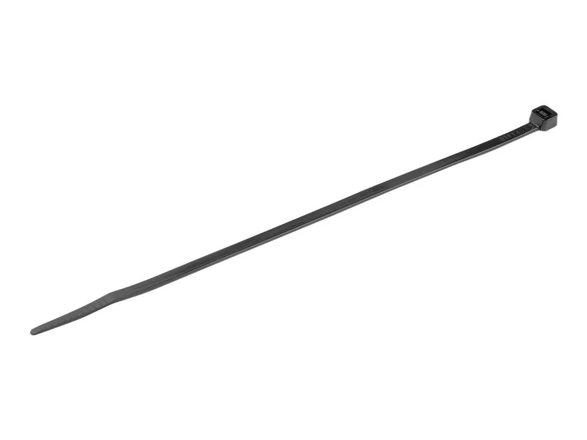 StarTech 8"(20cm) Cable Ties, 2-1/8"(55mm) Dia, 50lb(22kg) Tensile Strength, Nylon Self Locking Zip Ties, UL Listed, 1000 Pack, Black (CBMZT8BK) - Kabelbinder - 20.32 cm - Schwarz - TAA-konform (Packung mit 1000)