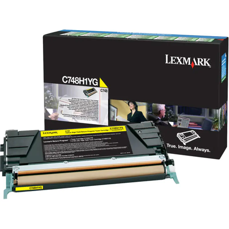 Lexmark - Hohe Ergiebigkeit - Gelb - Original - Tonerpatrone LCCP, LRP - für Lexmark C748de, C748dte, C748e