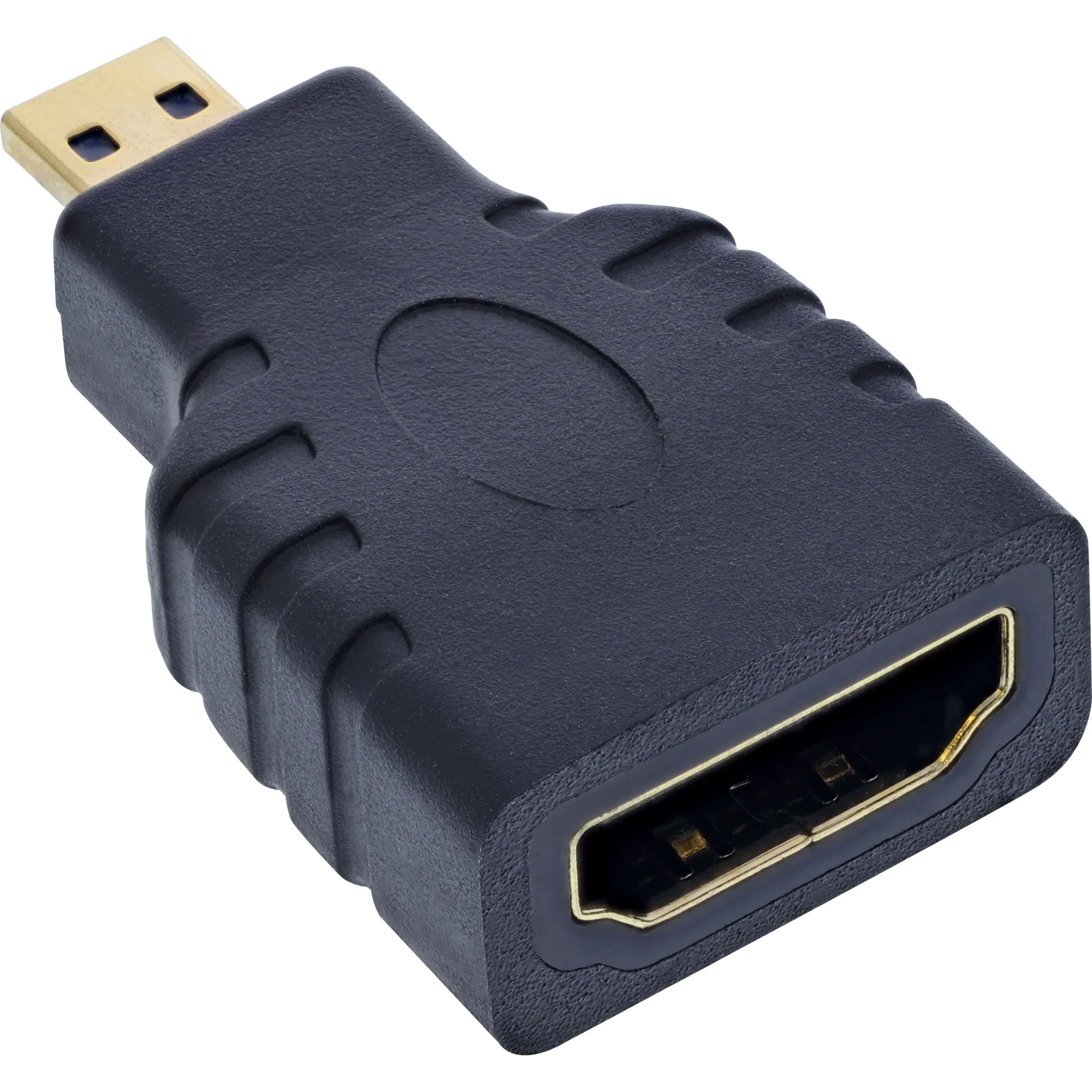 InLine HDMI Adapter - HDMI A Buchse auf Micro HDMI D Stecker - 4K/60Hz 17690D