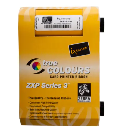 Zebra ix Series KrO - Black Resin mit klarem Overlay - Farbband (Farbe) - für ZXP Series 3, 3 QuikCard ID Solution