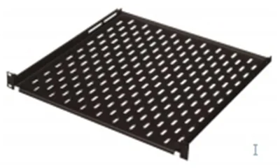 Conteg 19" Shelf 1U 150mm 20kg with backing - Schwarz - 20 kg - 1U - 482,6 x 150 x 44,45 mm