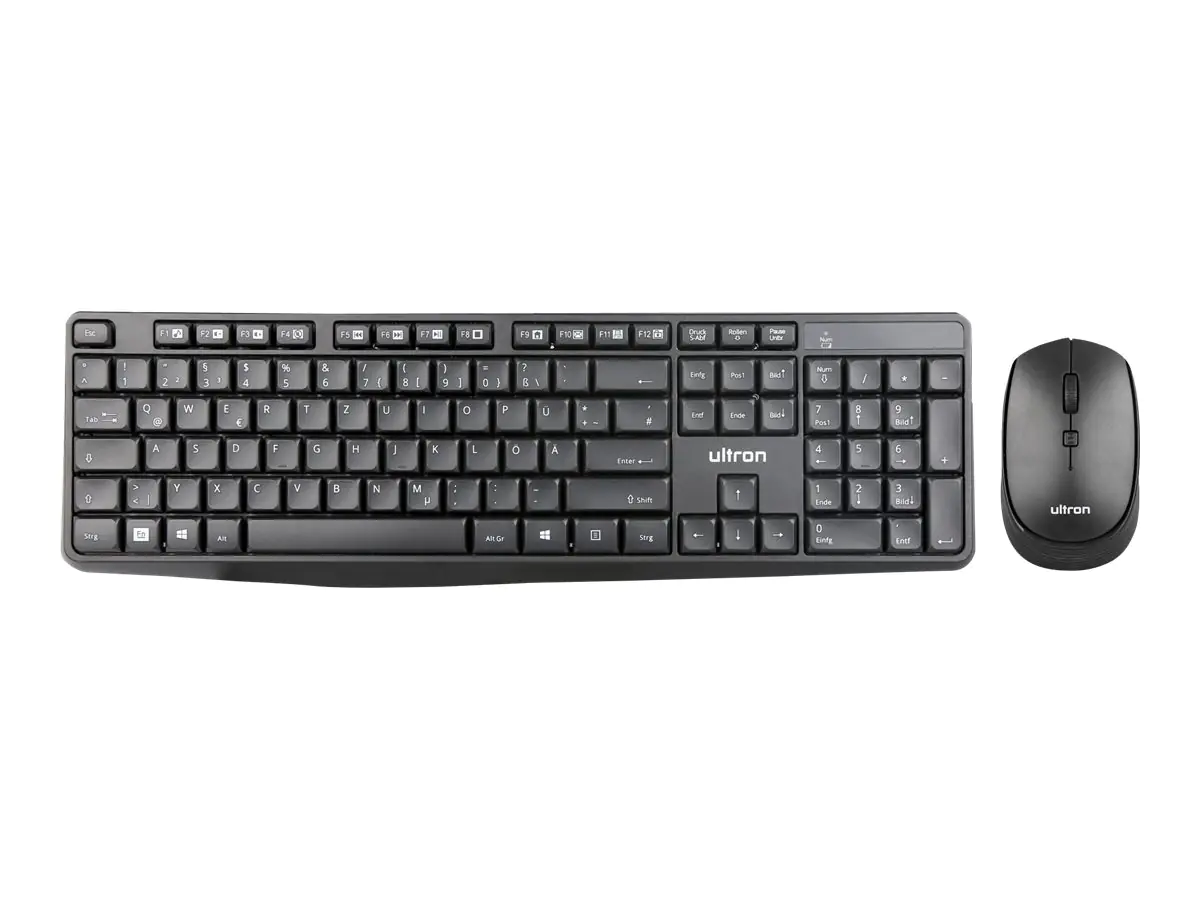 Ultron UMC-300 - Tastatur-und-Maus-Set - kabellos 364180