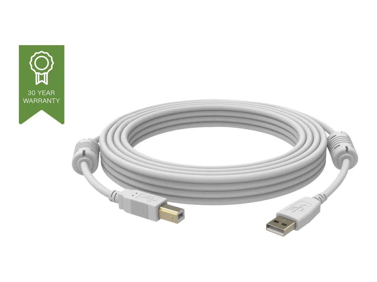 Vision Techconnect - USB-Kabel - USB Typ B (M) zu USB (M) - USB 2.0 - 2 m - weiß