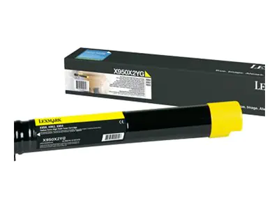 Lexmark Besonders hohe Ergiebigkeit - Gelb X950X2YG