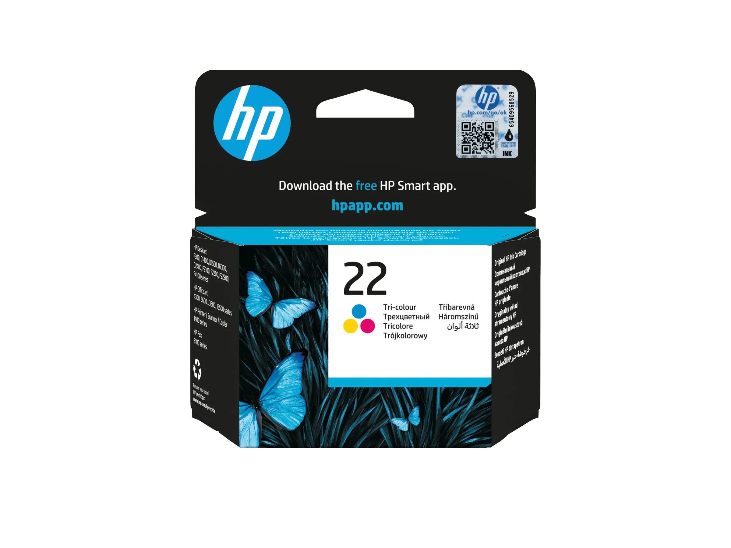 HP 22 - Farbe (Cyan, Magenta, Gelb) - original C9352AE#UUS