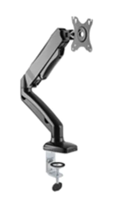 Manhattan - Befestigungskit (Gelenkarm) - Gasfeder - für LCD-Display - Aluminium - Schwarz - Bildschirmgröße: 43.2-81.3 cm (17"-32") - Tischmontage, Theke