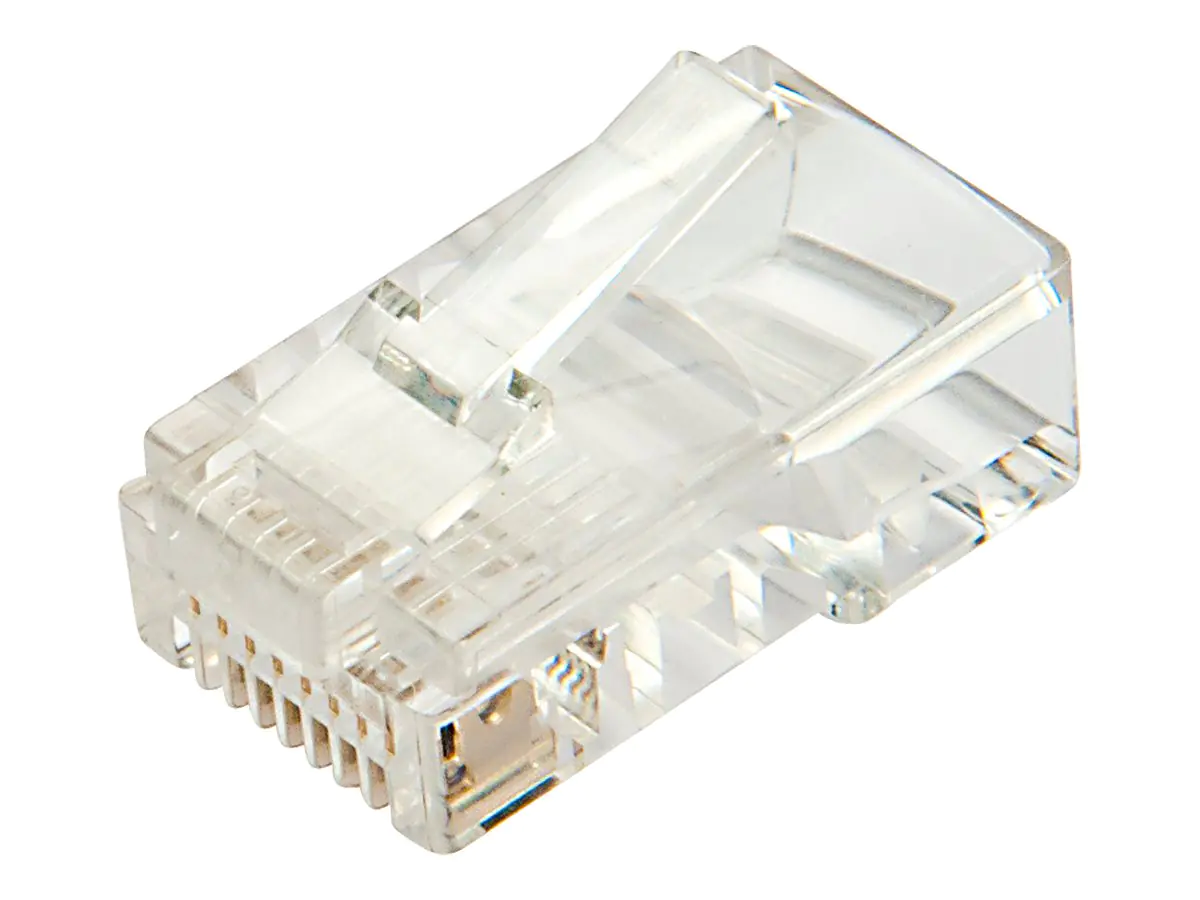 Lindy Netzwerkanschluss - RJ-45 (M) - UTP - CAT 5e - durchsichtig - (Anzahl pro Packung: 10) 62405