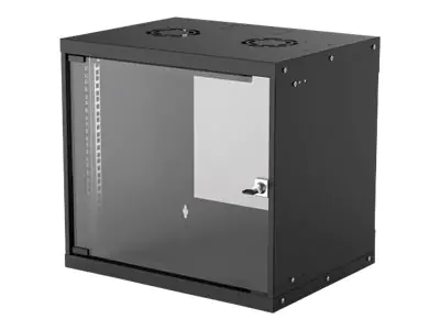 Intellinet 19" Wandverteiler, Basic Line, 9 HE, 487 (H) x 540 (B) x 400 (T) mm, Flatpack, Schutzklasse IP20, schwarz - Gehäuse - geeignet für Wandmontage - Schwarz, RAL 9004 - 6U - 48.3 cm (19") Intellinet 19" Wandverteiler, Basic Line, 9 HE, 487 (H) x 540 (B) x 400 (T) mm, Flatpack, Schutzklasse IP20, schwarz - Gehäuse - geeignet für Wandmontage - Schwarz, RAL 9004 - 6U - 48.3 cm (19")