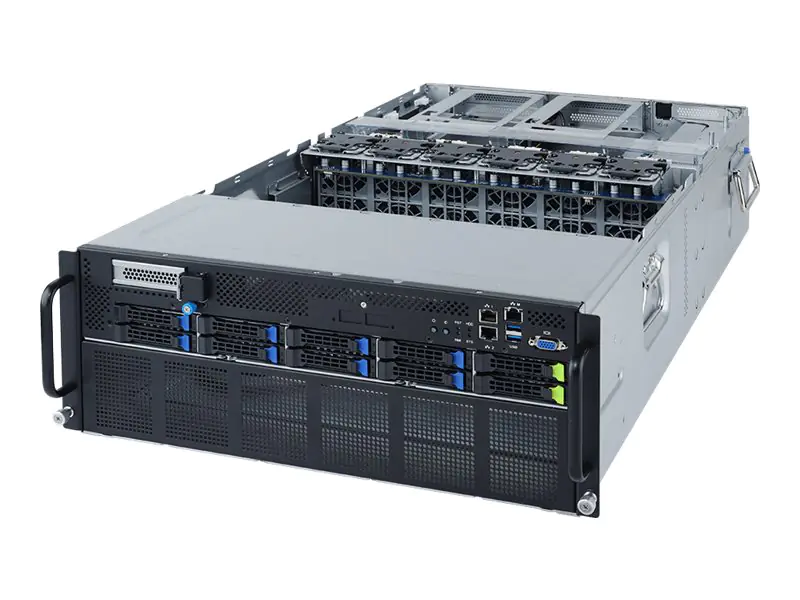 Gigabyte G482-Z54 (rev. 100) - Server - Rack-Montage - 4U - zweiweg - keine CPU - RAM 0 GB - SATA/PCI Express - Hot-Swap 6.4 cm (2.5") 6NG482Z54MR-00