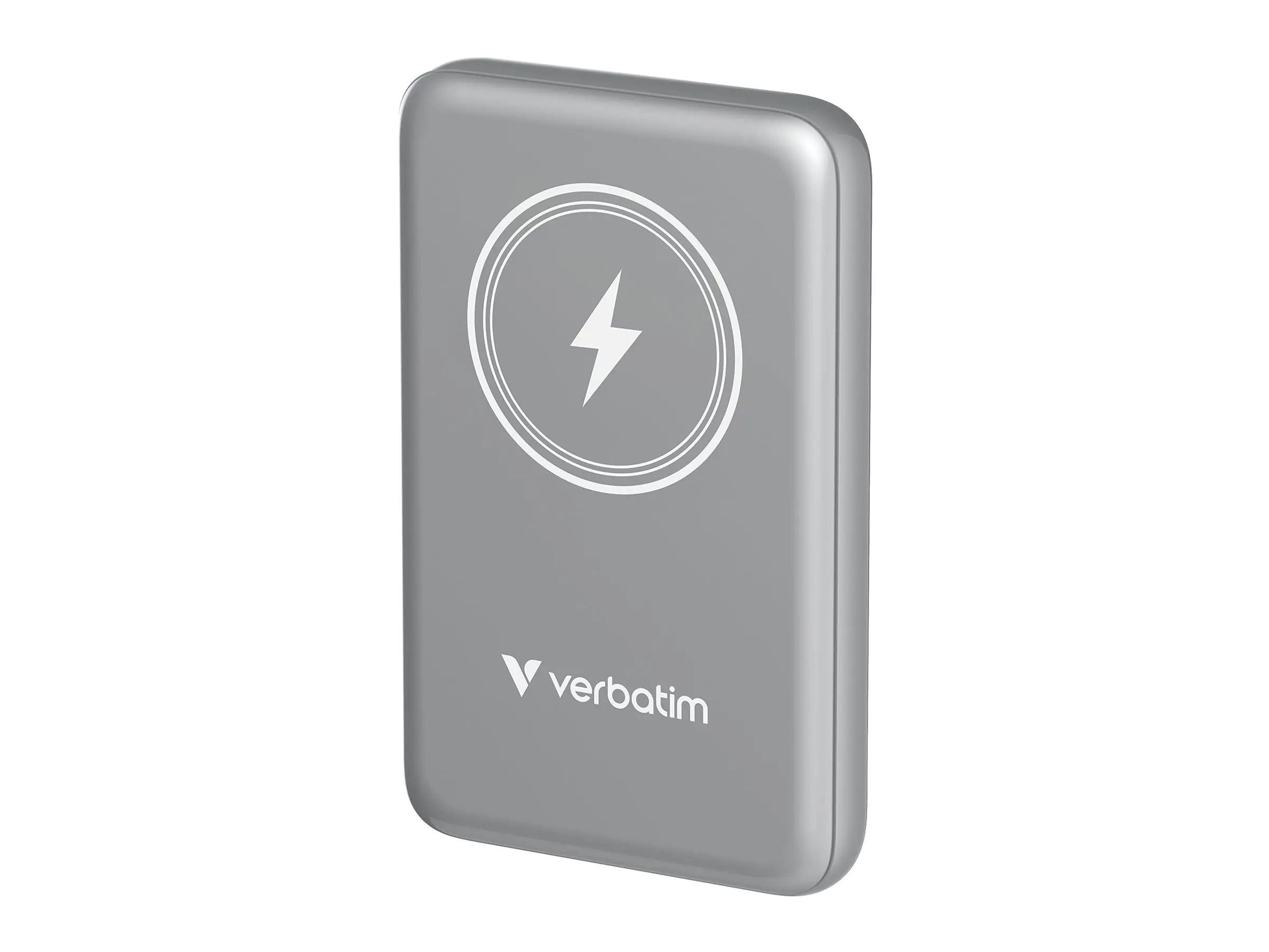 Verbatim Charge 'n' Go - Induktive Power Bank - magnetische Halterung - Li-Pol - 10000 mAh - 20 Watt - 2.4 A - Apple Fast Charge, PD 3.0, QC 3.0, Apple 2.4A, USB BC 1.2 (USB-C) 32249