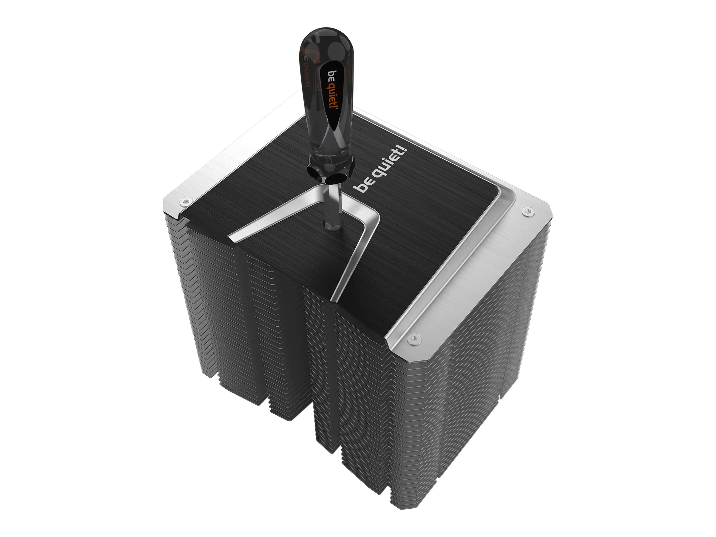 be quiet! Shadow Rock 3 - Prozessor-Luftkühler - (für: LGA1150, LGA1151, LGA1155, LGA1200, LGA1700, LGA2011-3 (Square ILM), LGA2066, AM4) - Aluminium mit Kupferbasis - 120 mm