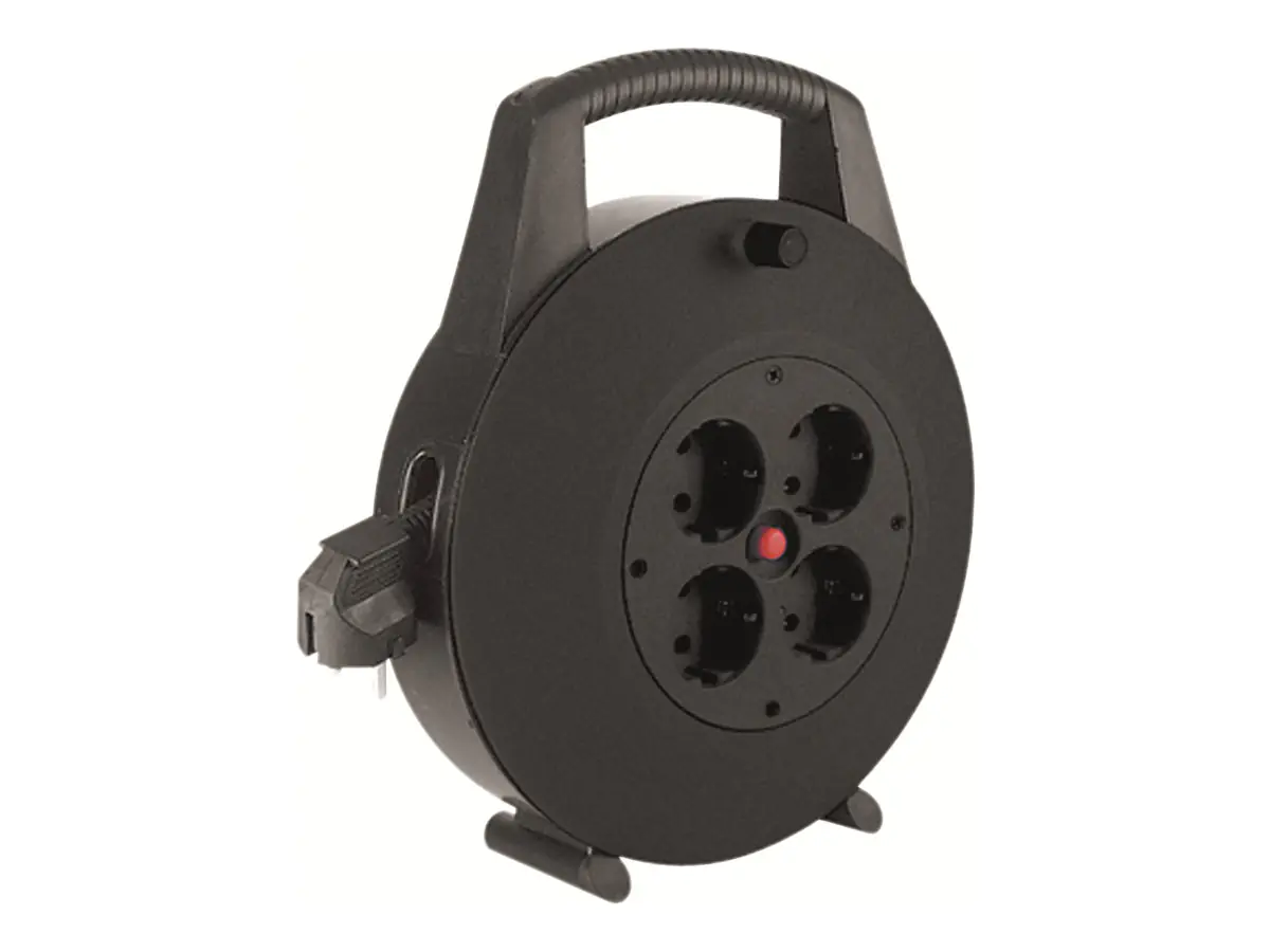 Bachmann Cable box - Steckdosenleiste - Wechselstrom 250 V - 3500 Watt - Ausgangsanschlüsse: 4 - 10 m Schnur - Deutschland - Schwarz Bachmann Cable box - Steckdosenleiste - Wechselstrom 250 V - 3500 Watt - Ausgangsanschlüsse: 4 - 10 m Schnur - Deutschland - Schwarz