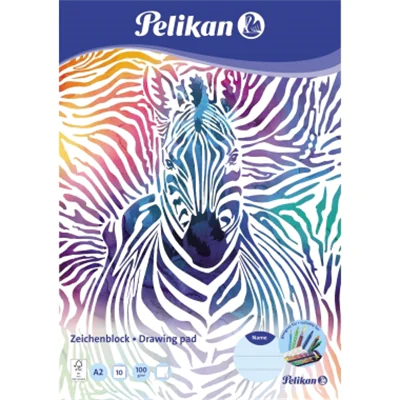 Pelikan Zeichenblock C2/10 137604 DIN A2 chlorfrei 10Blatt weiß Pelikan Zeichenblock C2/10 137604 DIN A2 chlorfrei 10Blatt weiß