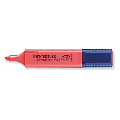 STAEDTLER Textmarker classic 364-2 1-5mm Keilspitze rot STAEDTLER Textmarker classic 364-2 1-5mm Keilspitze rot