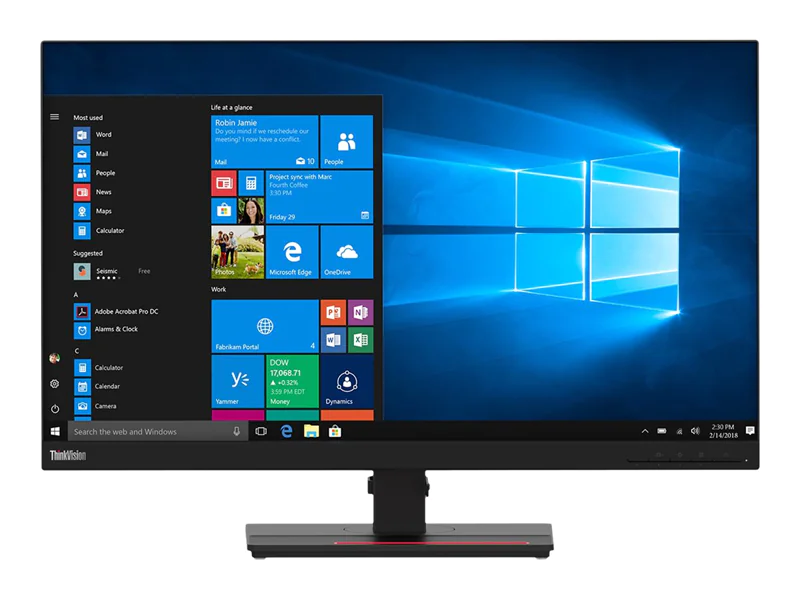 Lenovo ThinkVision T27h-2L - LED-Monitor - 69 cm (27") - 2560 x 1440 QHD @ 60 Hz - IPS - 350 cd/m² - 1000:1 - 4 ms - HDMI, DisplayPort, USB-C - Raven Black - Campus - für ThinkCentre M90s Gen 3 11TX; ThinkPad P15 Gen 2 20YQ Lenovo ThinkVision T27h-2L - LED-Monitor - 69 cm (27") - 2560 x 1440 QHD @ 60 Hz - IPS - 350 cd/m² - 1000:1 - 4 ms - HDMI, DisplayPort, USB-C - Raven Black - Campus - für ThinkCentre M90s Gen 3 11TX; ThinkPad P15 Gen 2 20YQ