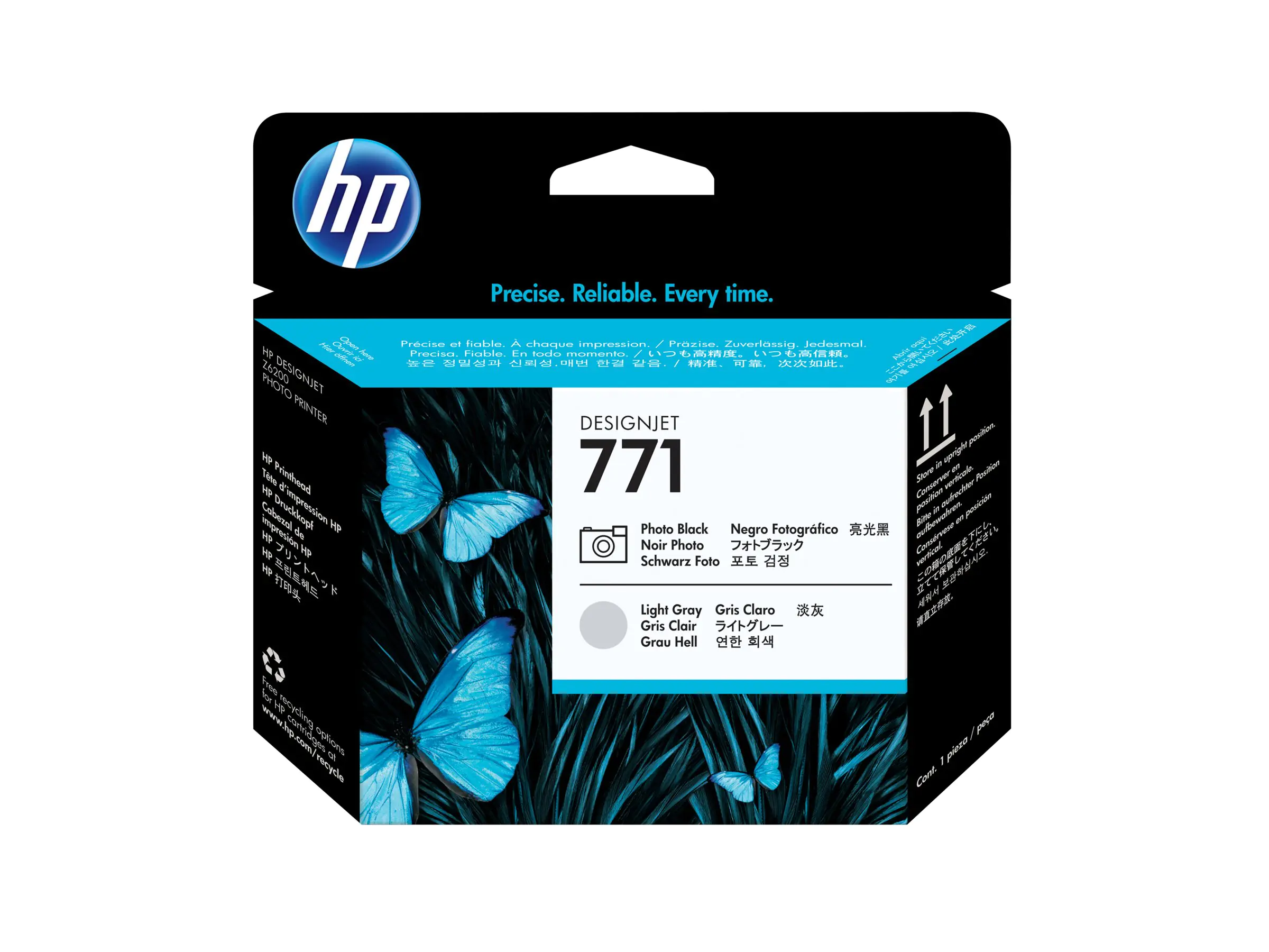 HP 771 - Hellgrau, Photo schwarz - Druckkopf CE020A