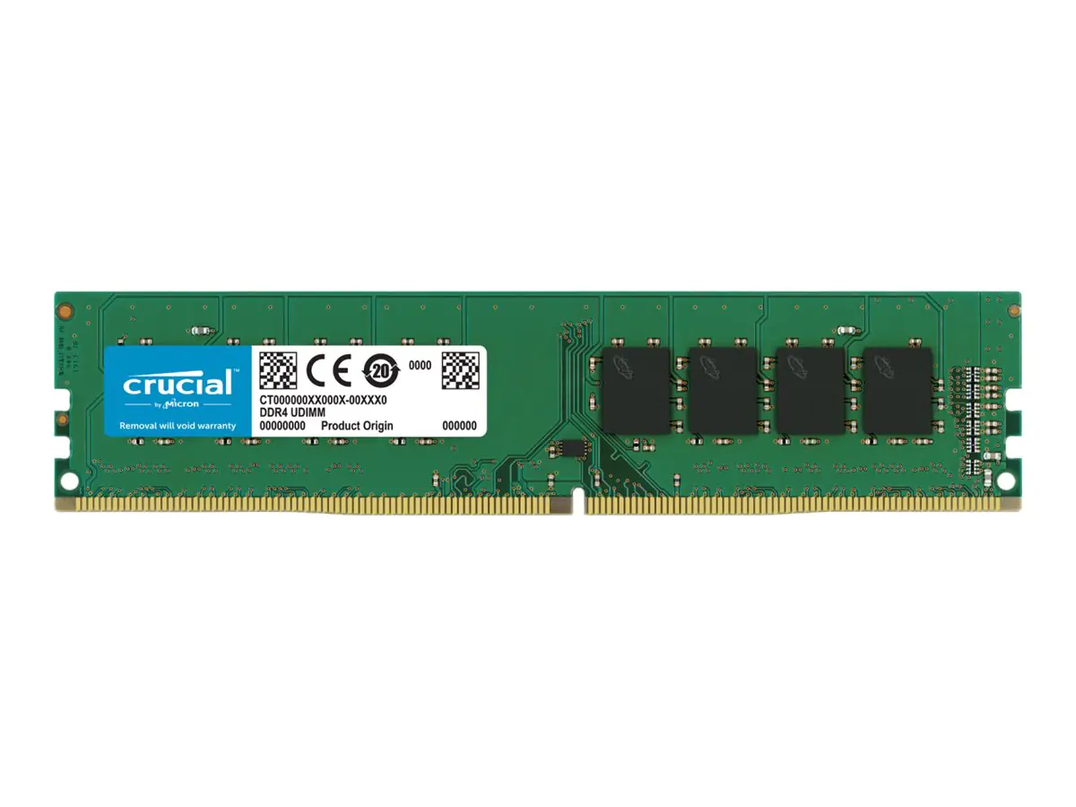 Crucial - DDR4 - Modul - 16 GB - DIMM 288-PIN - 3200 MHz / PC4-25600 - CL22 - 1.2 V - ungepuffert - non-ECC Crucial - DDR4 - Modul - 16 GB - DIMM 288-PIN - 3200 MHz / PC4-25600 - CL22 - 1.2 V - ungepuffert - non-ECC
