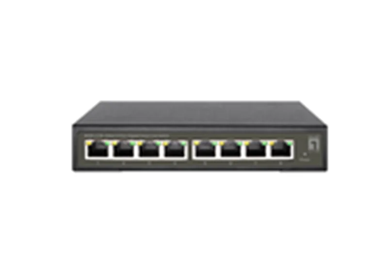LevelOne Hilbert 8-Port Gigabit Smart Lite Switch, Managed, L2, Gigabit Ethernet (10/100/1000), Vollduplex GES-2108
