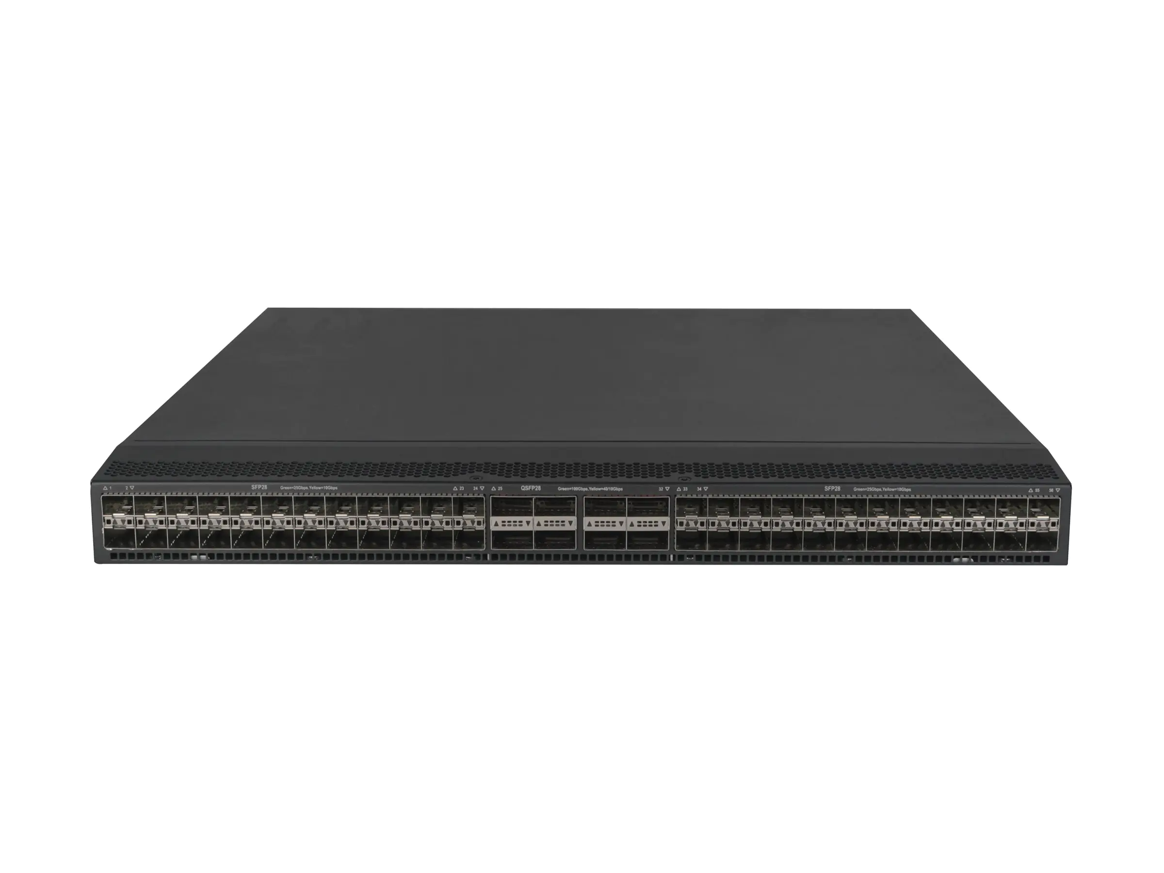 HPE FlexFabric 5945 48SFP28 8QSFP28 - Switch - L3 - managed - 48 x 25 Gigabit SFP28 + 8 x 100 Gigabit QSFP28 + 2 x Gigabit SFP - an Rack montierbar