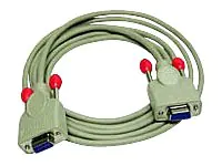 Lindy - Nullmodemkabel - DB-9 (W) zu DB-9 (W) - 10 m - geformt