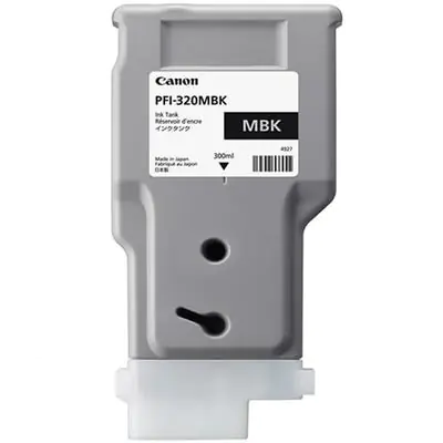 Canon PFI-320 MBK - 300 ml - mattschwarz - original - Tintenbehälter - für imagePROGRAF GP-200, GP-300, TM-200, TM-205, TM-300, TM-305 Canon PFI-320 MBK - 300 ml - mattschwarz - original - Tintenbehälter - für imagePROGRAF GP-200, GP-300, TM-200, TM-205, TM-300, TM-305