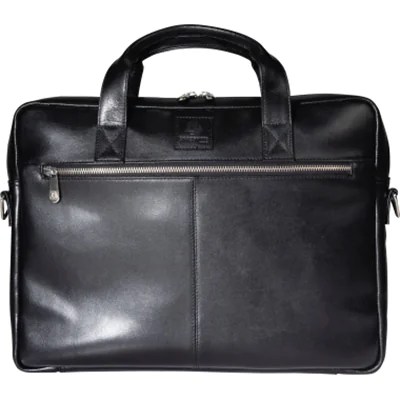 Exacompta Notebooktasche Exactive® Außenmaße: 39 x 29 x 5 cm (B x H x T) Rindsleder schwarz