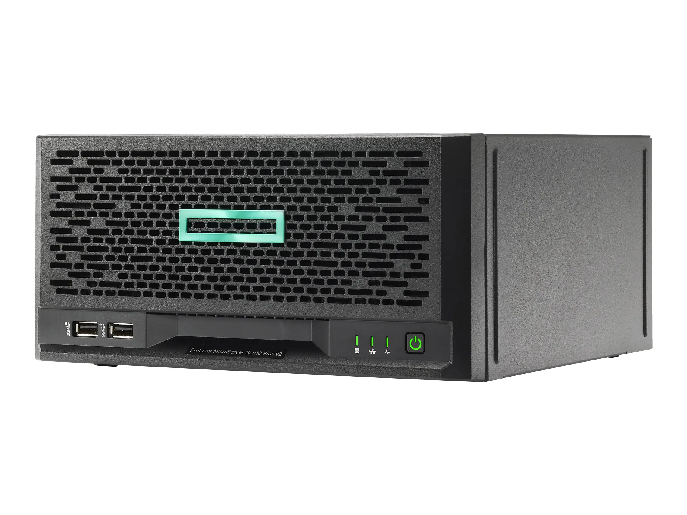 HPE ProLiant MicroServer Gen10 Plus v2 Entry - Server - Ultra-Micro-Tower - 1-Weg - 1 x Pentium Gold G6405 / 4.1 GHz - RAM 16 GB - SATA - nicht Hot-Swap-fähig 8.9 cm (3.5") Schacht/Schächte - keine HDD - UHD Graphics 610 - 1GbE - kein Betriebssystem - Mon