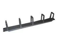 VALUE - Kabelmanagement - Schwarz, RAL 9005 - 1U - 48.3 cm (19")