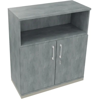 Kombischrank 2OH Tür 1OH Regal B1000xT442xH1133mm si/Beton Kombischrank 2OH Tür 1OH Regal B1000xT442xH1133mm si/Beton