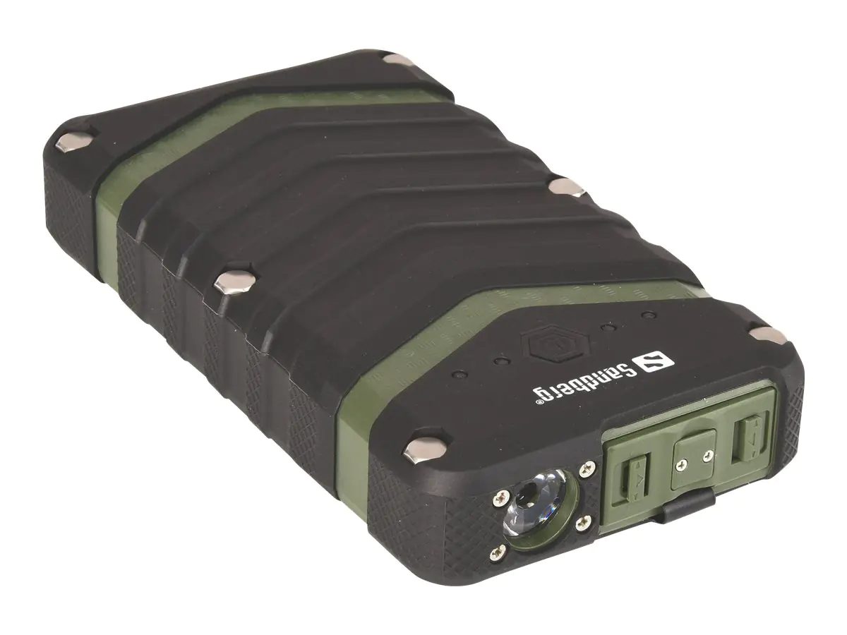 Sandberg Survivor Powerbank 20100 - Powerbank - 20100 mAh - 3.9 A - 2 Ausgabeanschlussstellen (USB)