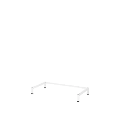 Hammerbacher Sockel Regal FlexWall 798 x 102 x 398 mm (B x H x T) Stahl weiß Hammerbacher Sockel Regal FlexWall 798 x 102 x 398 mm (B x H x T) Stahl weiß