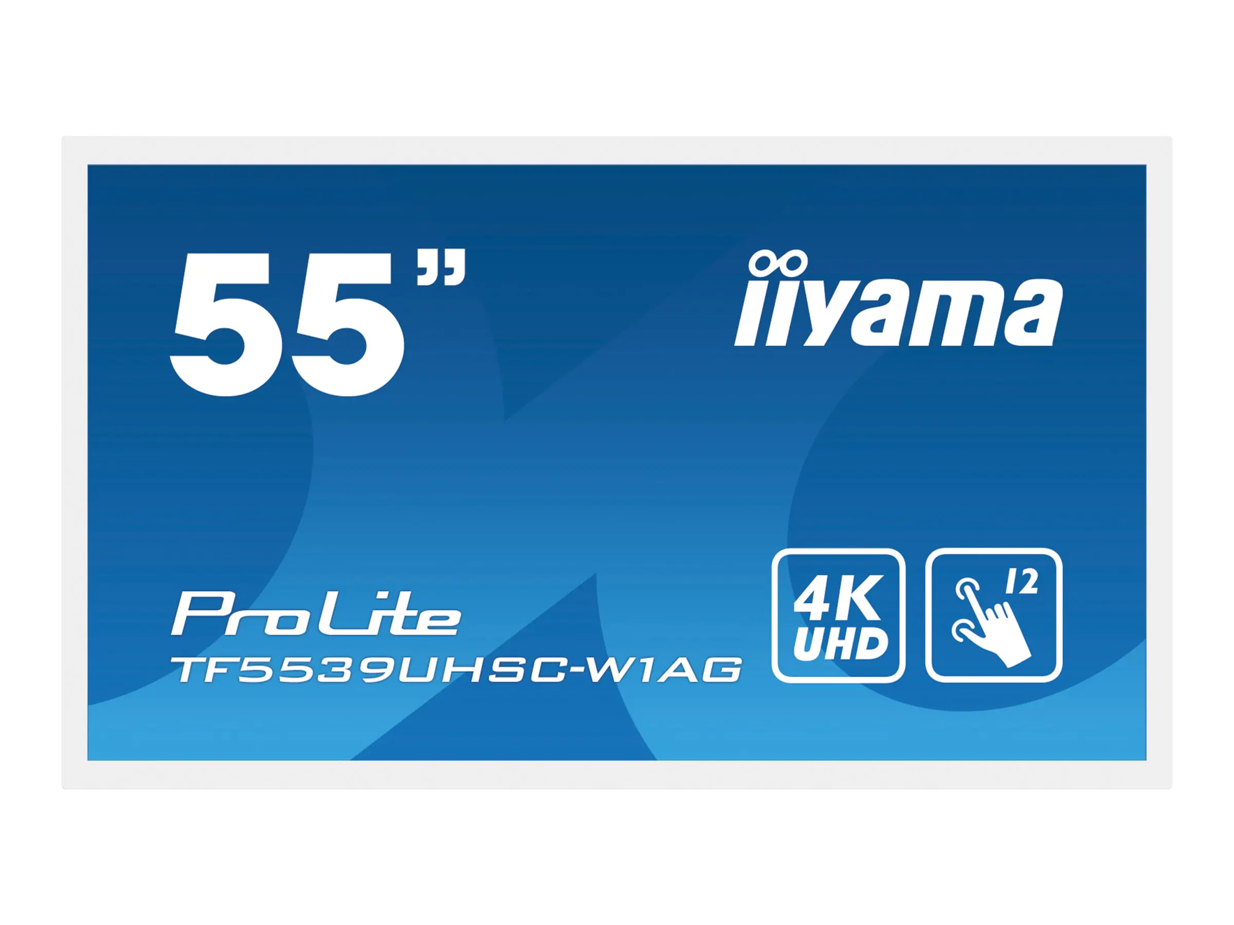 Iiyama ProLite TF5539UHSC-W1AG - 139 cm (55") Diagonalklasse LCD-Display mit LED-Hintergrundbeleuchtung - interaktive Digital Signage - mit Touchscreen (Multi-Touch) - 4K UHD (2160p) 3840 x 2160 - weiß, Matte Iiyama ProLite TF5539UHSC-W1AG - 139 cm (55") Diagonalklasse LCD-Display mit LED-Hintergrundbeleuchtung - interaktive Digital Signage - mit Touchscreen (Multi-Touch) - 4K UHD (2160p) 3840 x 2160 - weiß, Matte