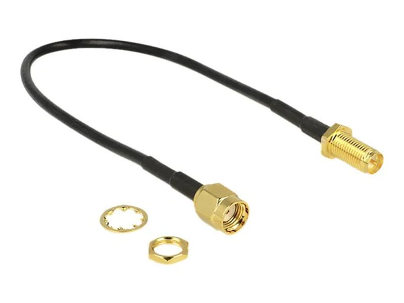 Delock Antennenkabel - RP-SMA (W) zu RP-SMA (M) 88876