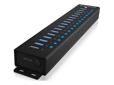 ICY BOX IB-HUB1717-U3 - Hub - 17 x USB 3.2 Gen