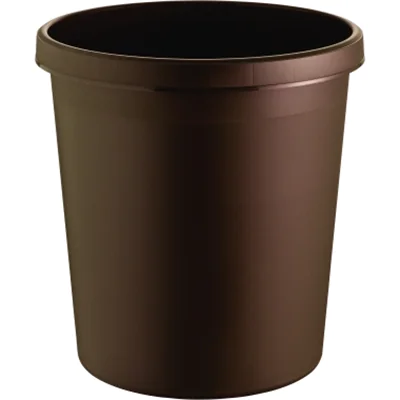 helit Papierkorb H6105875 18l rund Kunststoff braun helit Papierkorb H6105875 18l rund Kunststoff braun