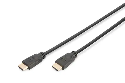 DIGITUS - HDMI-Kabel mit Ethernet - HDMI männlich zu HDMI männlich - 5 m - Schwarz - 4K Unterstützung DIGITUS - HDMI-Kabel mit Ethernet - HDMI männlich zu HDMI männlich - 5 m - Schwarz - 4K Unterstützung