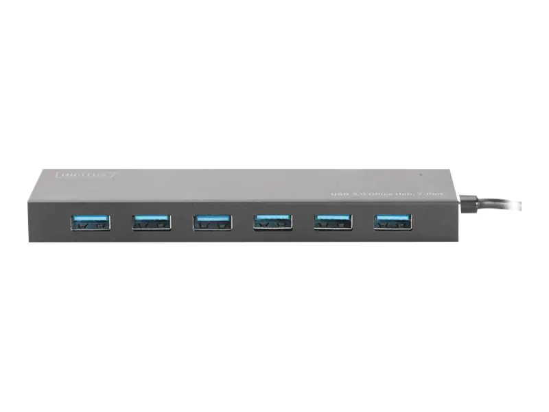 DIGITUS USB 3.0 Office Hub DA-70241-1 - Hub - 7 x SuperSpeed USB 3.0 - Desktop DIGITUS USB 3.0 Office Hub DA-70241-1 - Hub - 7 x SuperSpeed USB 3.0 - Desktop