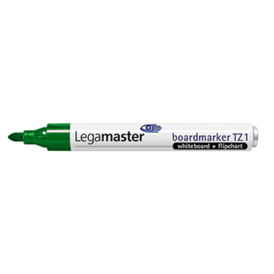 LEGAMASTER TZ1 Boardmarker grün - 10 Stueck e - Grün - - Weiß - Aluminium - Rund - 1.5 7-110004