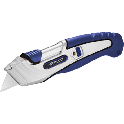 Westcott Sicherheitsmesser Mehrweg 18mm 9, 15, 25mm 1 Glied Metall nicht rostfrei schwarz/blau/silber Westcott Sicherheitsmesser Mehrweg 18mm 9, 15, 25mm 1 Glied Metall nicht rostfrei schwarz/blau/silber