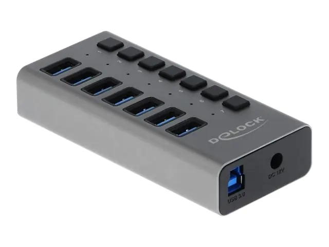 Delock - Hub - 7 x SuperSpeed USB 3.0 - Desktop