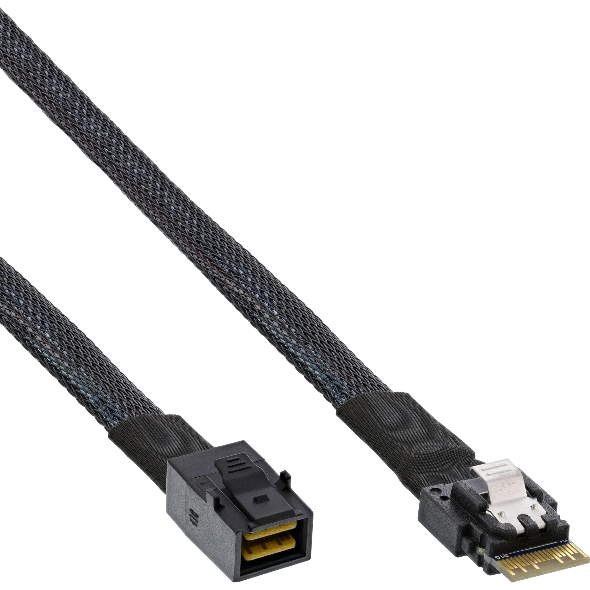 InLine Slim SAS Kabel - SFF-8654 zu SFF-8643 - 24Gb/s - 1m 27643B