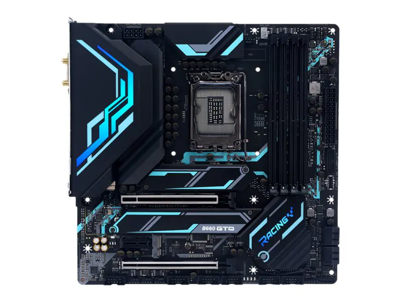 Biostar B660GTQ - Motherboard - micro ATX - LGA1700-Sockel - B660 Chipsatz - USB 3.2 Gen 2, USB-C 3.2 Gen2 - 2.5 Gigabit LAN - Onboard-Grafik (CPU erforderlich) - HD Audio (8-Kanal)