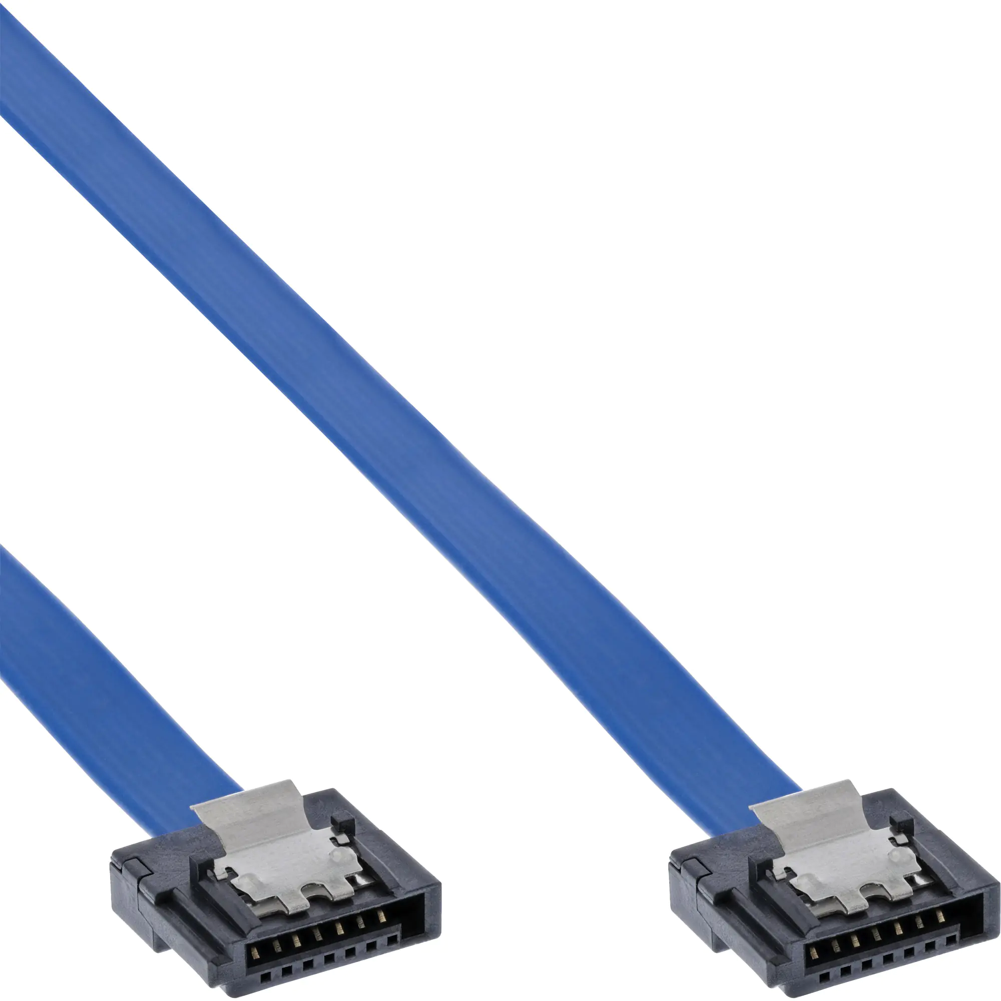 InLine SATA 6Gb/s Anschlusskabel klein - mit Sicherheitslasche - 0,3m 27703K