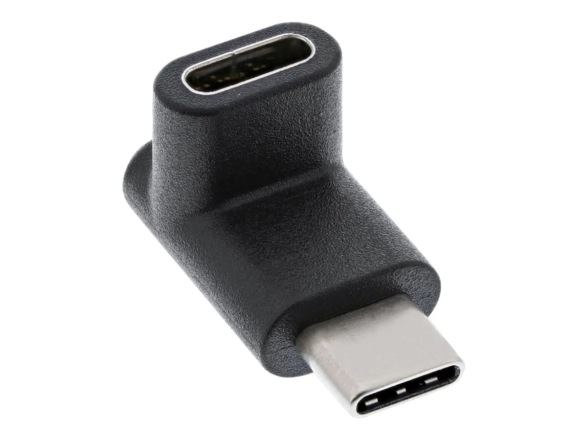 InLine USB 3.1 Adapter - USB-Adapter - 24 pin USB-C (M) gerade zu 24 pin USB-C (W) gewinkelt - USB 3.1 Gen 2 InLine USB 3.1 Adapter - USB-Adapter - 24 pin USB-C (M) gerade zu 24 pin USB-C (W) gewinkelt - USB 3.1 Gen 2