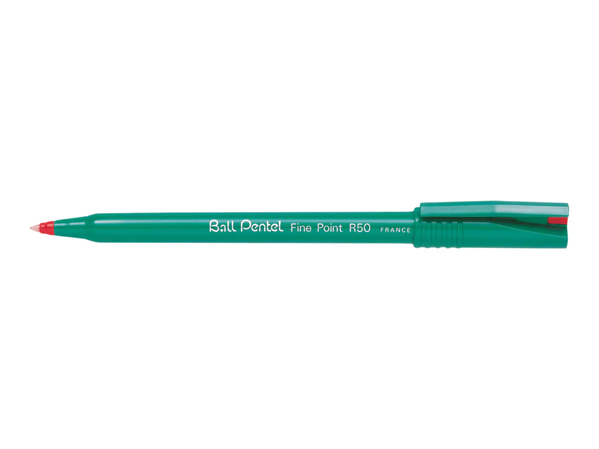 Pentel Ball Pentel - Tintenroller - Rot - wasserbasierte R50-B